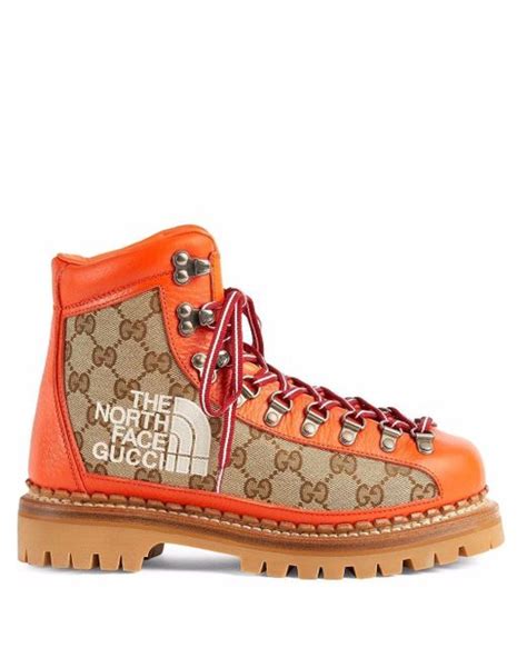 north face gucci boots orange|north face and gucci collection.